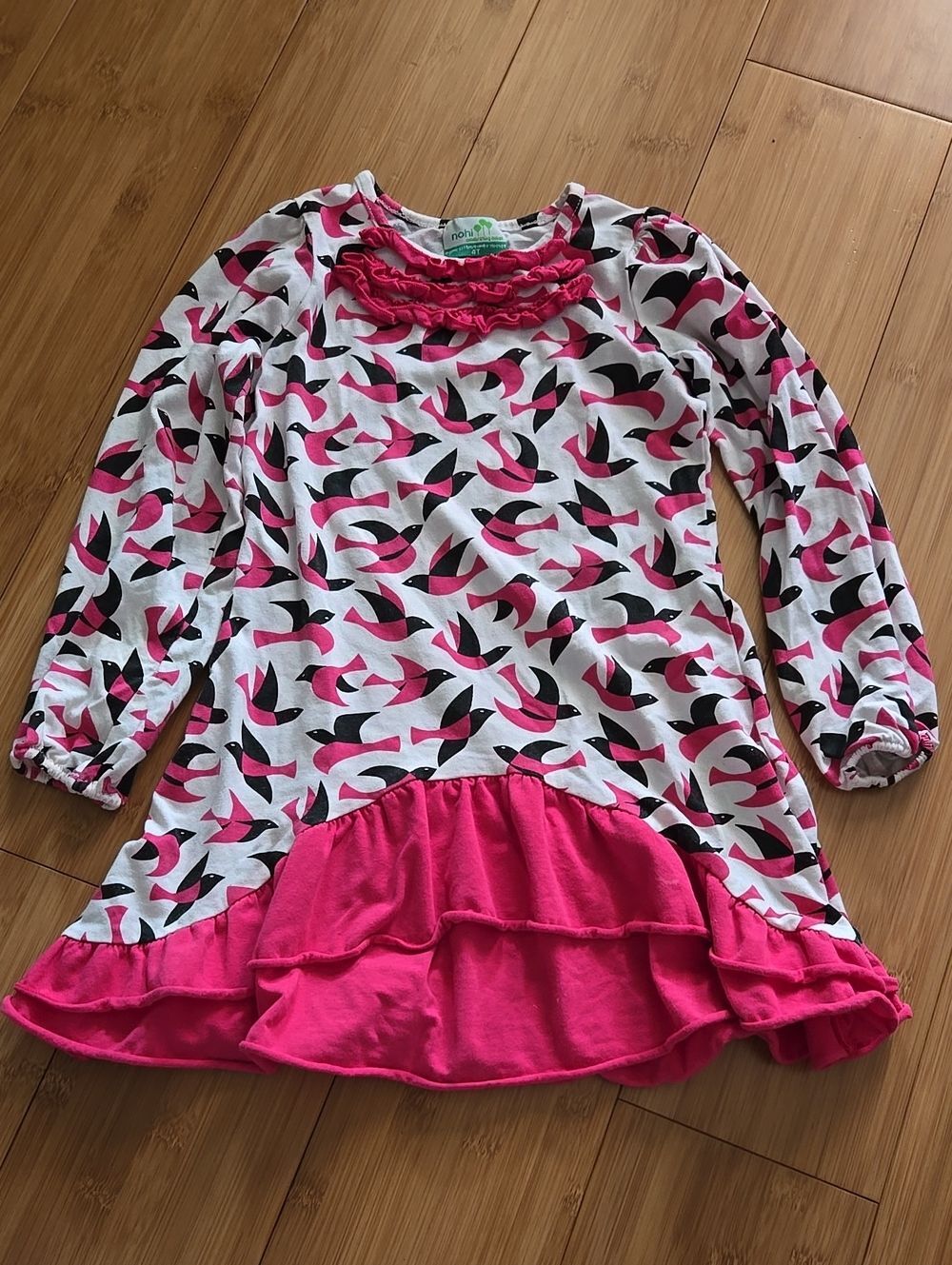 NWOT Nohi Organic Cotton Kids Dress - 4T